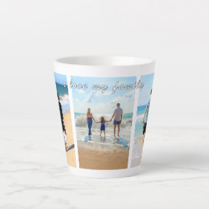 Gepersonaliseerde Uw Familie Foto Collage Latte Mo Mok
