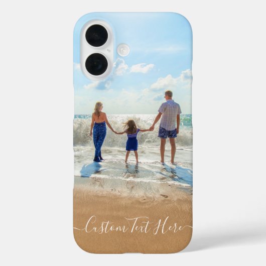 Gepersonaliseerde uw foto en aangepaste tekst Case-Mate iPhone case (Achterkant)