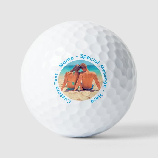 Gepersonaliseerde uw foto golfballen en aangepaste (Voorkant)