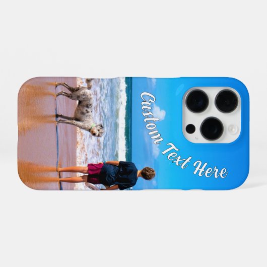 Gepersonaliseerde uw foto iPhone Case Aangepaste t iPhone Hoesje (Achterkant horizontaal)