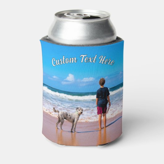 Gepersonaliseerde uw foto-Koelbox en aangepaste te Blikjeskoeler (Blikje Achterkant)