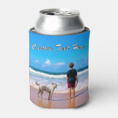 Gepersonaliseerde uw foto-Koelbox en aangepaste te Blikjeskoeler (Blikje Voorkant)