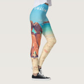 Gepersonaliseerde uw foto-Leggings met aangepaste Leggings (Rechts)
