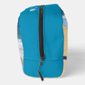 Gepersonaliseerde uw foto met aangepaste tekst toilettasje (Rechts)