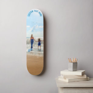 Gepersonaliseerde uw foto skateboard en aangepaste