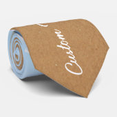 Gepersonaliseerde uw foto-Stropdas met aangepaste  Stropdas (Opgerold)