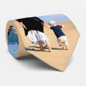 Gepersonaliseerde uw foto-Stropdas met aangepaste  Stropdas (Opgerold)