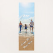 Gepersonaliseerde Uw Foto Yoga Mat Aangepaste Teks (Achterkant)