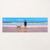 Gepersonaliseerde Uw Foto Yoga Mat met Aangepaste (Achterkant (horizontaal))