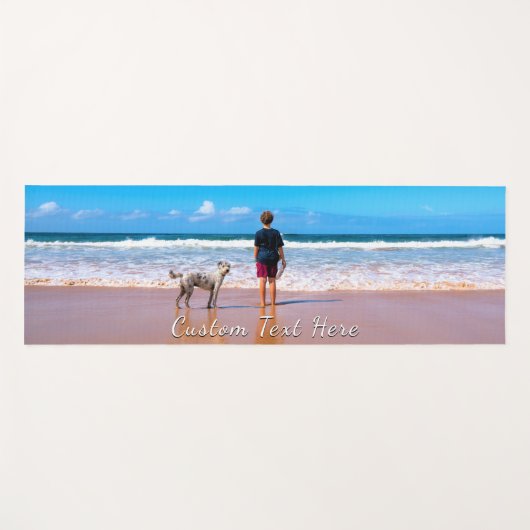 Gepersonaliseerde Uw Foto Yoga Mat met Aangepaste (Voorkant (horizontaal))