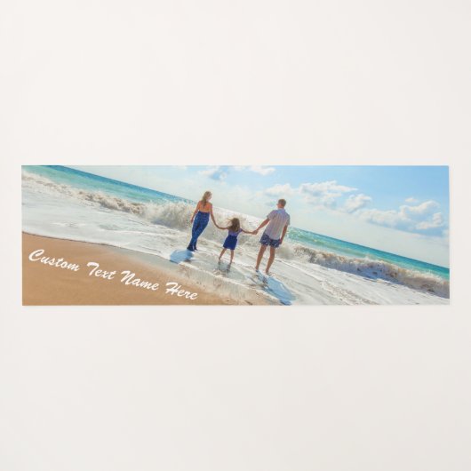 Gepersonaliseerde Uw Foto Yoga Mat met Aangepaste (Achterkant (horizontaal))