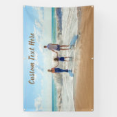 Gepersonaliseerde uw fotobanner met aangepaste tek spandoek (Verticaal)