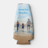 Gepersonaliseerde uw Fotofles Koeler Aangepaste Te (Voorkant)