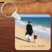 Gepersonaliseerde uw moeder Foto Sleutelhanger Gif (Voorkant)