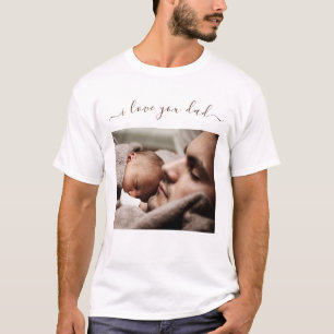 Gepersonaliseerde Uw Papa Foto T-Shirt Gift met Te