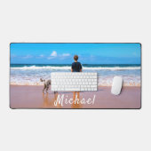 Gepersonaliseerde uw Photo Desk Mat met aangepaste (Keyboard & Muis)