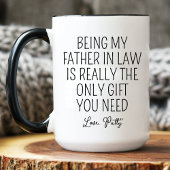 Gepersonaliseerde vader in de wet verjaardagscadea mok