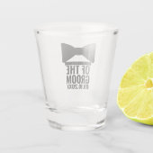 Gepersonaliseerde Vader van de Bruidegom Bruilofts Shot Glas (Achterkant)