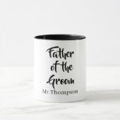 Gepersonaliseerde vader van de Groom Mok (Midden)