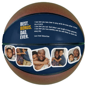Gepersonaliseerde Vaderdag Beste Bonus Papa Ooit Basketbal