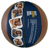 Gepersonaliseerde Vaderdag Beste Bonus Papa Ooit Basketbal (Verticaal)