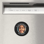 Gepersonaliseerde Vaderdag-fotonaam Keepsake Magneet (Insitu (Vaatwasser))