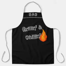 Gepersonaliseerde Vaderdag Ultimate BBQ Grill Gift Schort
