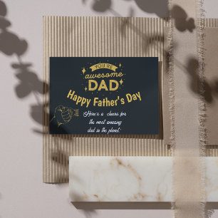 Gepersonaliseerde Vaderdag-viering Briefkaart