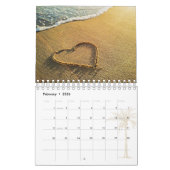 Gepersonaliseerde vakantie 2026 Familiefoto Kalender (Feb 2026)