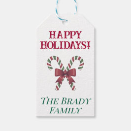 Gepersonaliseerde vakantie cadeau label cadeaulabel