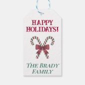 Gepersonaliseerde vakantie cadeau label cadeaulabel (Achterkant)