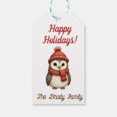 Gepersonaliseerde vakantie cadeau label cadeaulabel (Achterkant)