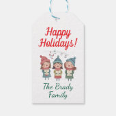 Gepersonaliseerde vakantie cadeau label cadeaulabel (Achterkant)