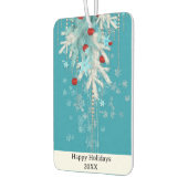 Gepersonaliseerde vakantie Ornamenten w / Snow Luchtverfrisser (Links)