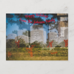Gepersonaliseerde vakantie veteranen / militaire f briefkaart