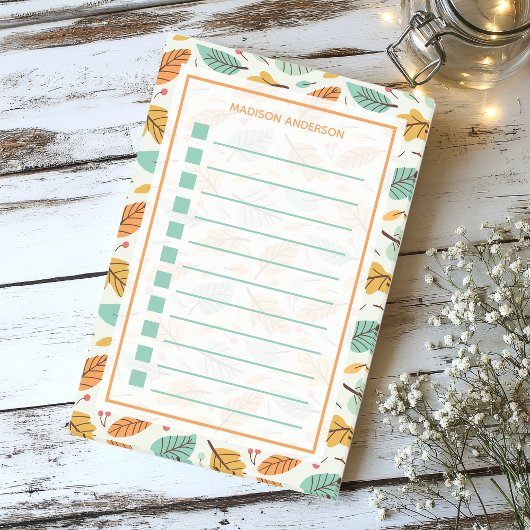 Gepersonaliseerde val laat to-do lijst achter post-it® notes