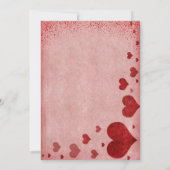 Gepersonaliseerde Valentijnsdag Invitation Kaart (Achterkant)