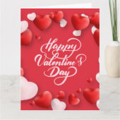 Gepersonaliseerde Valentijnsdag Kaart (Voorkant)