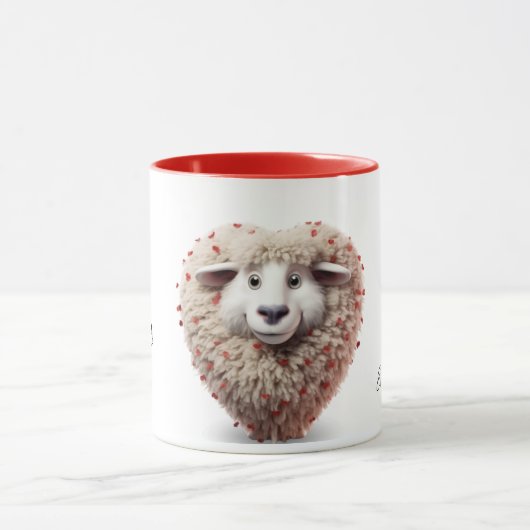 Gepersonaliseerde Valentijnsdag Mok (Midden)