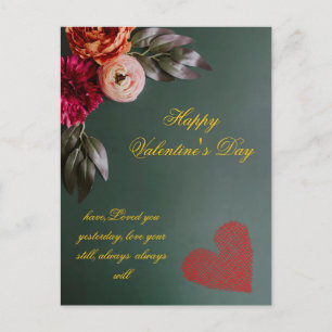 Gepersonaliseerde Valentijnsdag Post Kaart