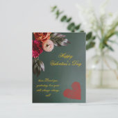 Gepersonaliseerde Valentijnsdag Post Kaart (Staand voorkant)