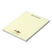 Gepersonaliseerde vangst- en vrijgaveforel notitieblok (Gedraaid)