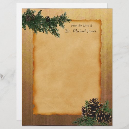 Gepersonaliseerde vellen van woudgewalste platte p (Voorkant / Achterkant)