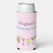 Gepersonaliseerde VENMO de bruid een cocktail QR-c (Seltzer Voorkant)