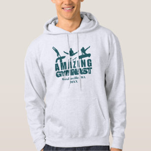 Gepersonaliseerde verbazingwekkende gymnast Locati Hoodie