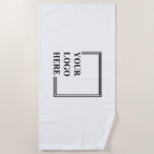 Gepersonaliseerde Verjaardag Custom Idea Creëer uw Strandlaken (Voorkant)