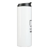 Gepersonaliseerde Verjaardag Custom Idea Creëer uw Thermosbeker (Gedraaid links)