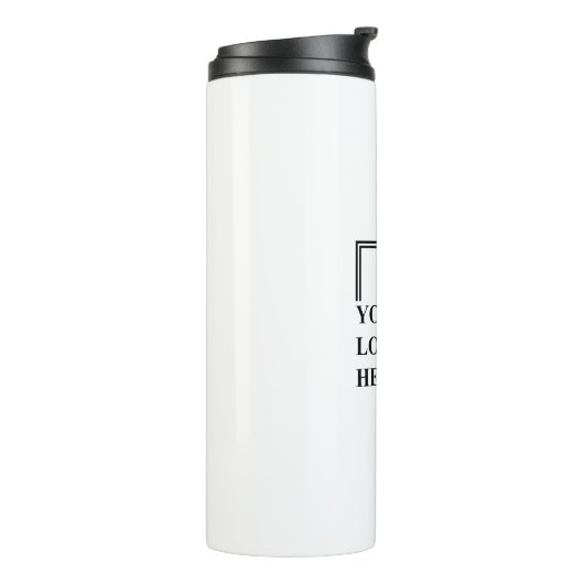 Gepersonaliseerde Verjaardag Custom Idea Creëer uw Thermosbeker (Gedraaid links)