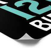 Gepersonaliseerde verjaardag Funny Bruh Het is mij Poster (Hoek)