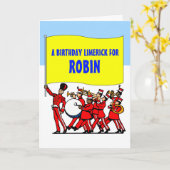 GEPERSONALISEERDE Verjaardag Kaart met Verjaardag (Gele Bloem)